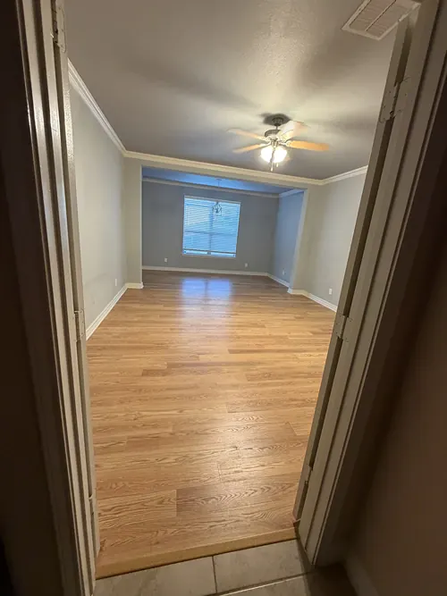 New flooring installation