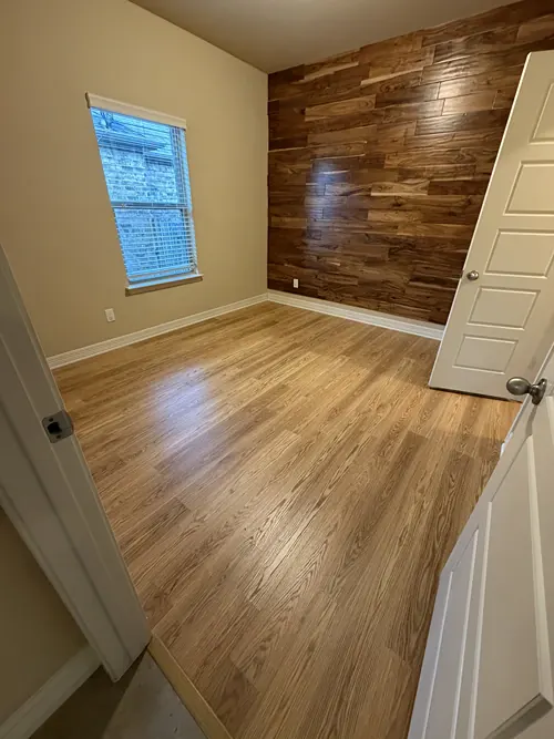 New flooring installation