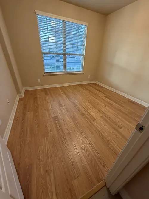 New flooring installation